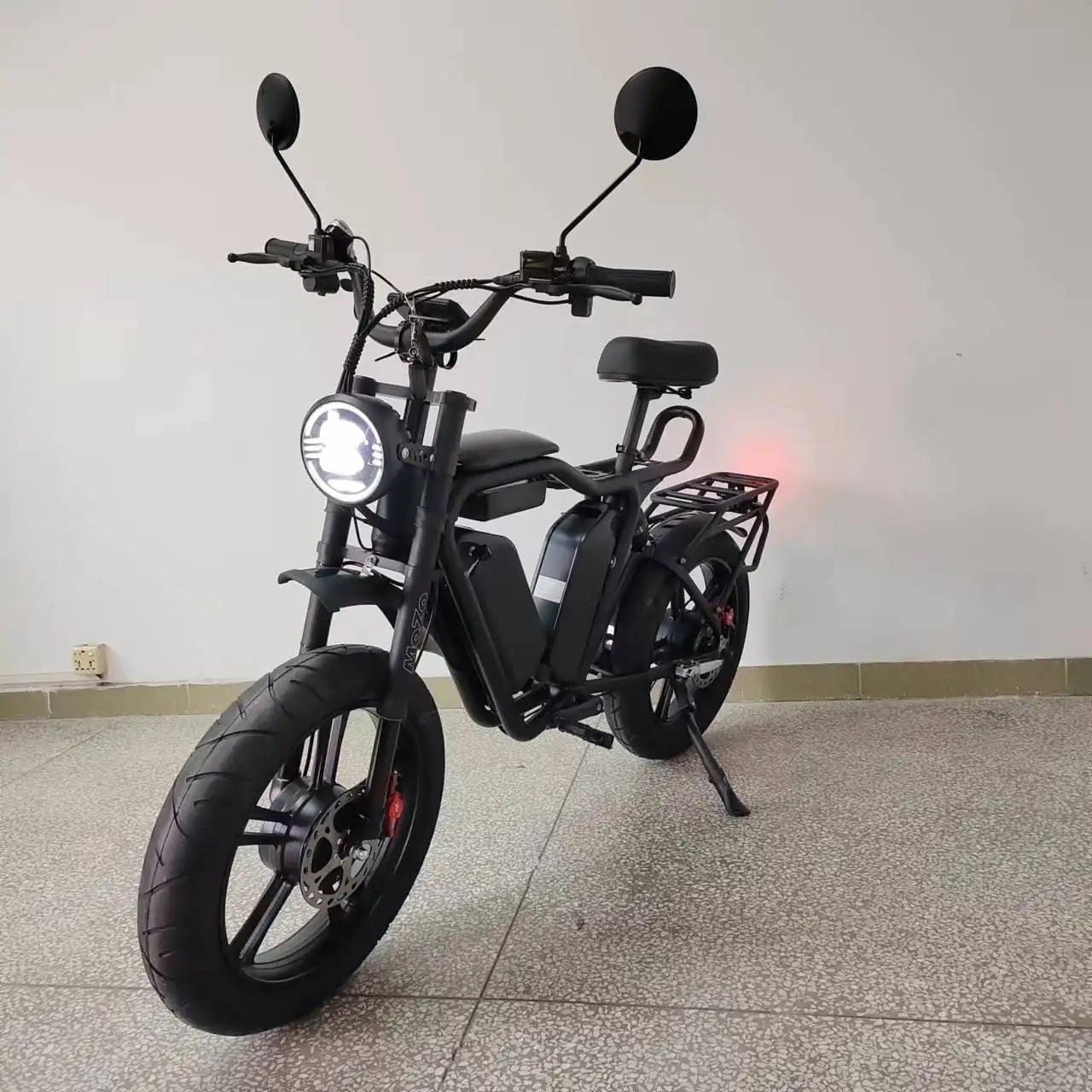2024 Yolin Q1S baru sepeda listrik 2000W Dual Motor baterai ganda 52V44Ah lemak ban aluminium Aloi bingkai Off Road sepeda cepat