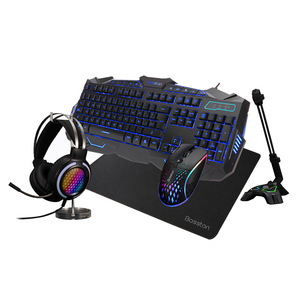 Conjunto de teclado y ratón para juegos de ordenador, combo de Teclado mecánico con cable - Product Image 1