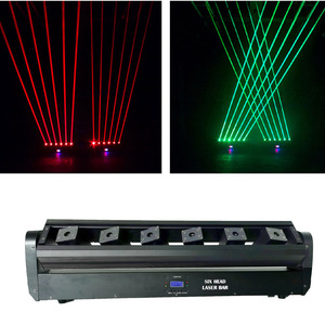 DJ迪斯科俱乐部RGB全彩3w发光二极管舞台激光DMX/声控移动头激光器