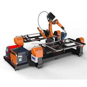 Perakende endüstrileri için Motor dişli Motor ve şanzıman ile entegre çift istasyonlu Robot kaynak iş istasyonu yeni durum - Product Image 2