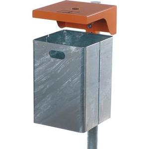 Renner RENNER H685xW310xD360mm Waste Bin 50L Galvanized/Moss Green RAL Induction 80L <strong>Built</strong>-<strong>in</strong> HDPE Plastic <strong>Garbage</strong> <strong>Container</strong> - Product Image 1