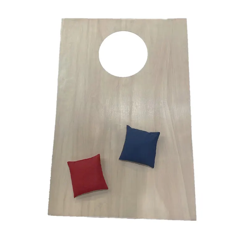 Niños Madera CornholeBag Mini Tabletop Bean Bag Toss Juego Sandbag Board