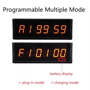 Portatile 1.8 pollici LED digitale conto alla rovescia con promemoria vocale elettronico telecomando pulsante Timer per la ricarica del prodotto - Product Image 3