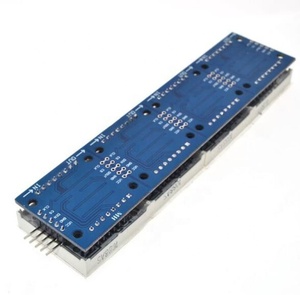 4 in 1 originale MAX7219 Modulo A Matrice di punti Per Il Microcontrollore Display con 5P Linea di Rosso Verde Blu