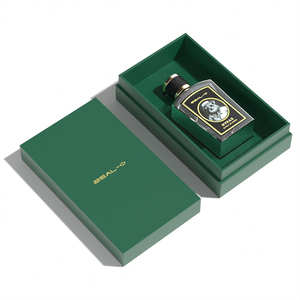 Özelleştirilmiş lüks parfüm ve kozmetik hediye kutusu kabartmalı logolu 100ml High-End cam şişe ambalaj - Product Image 1