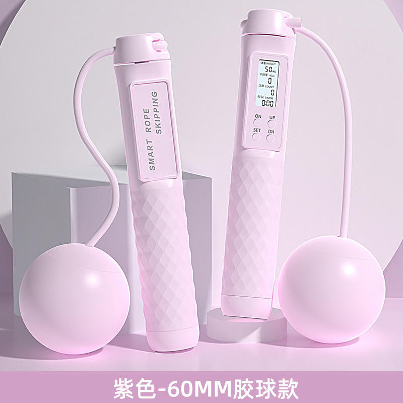 Purple/60mm cordless rubber ball model