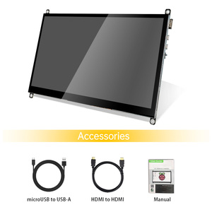 Neues Display Raspberry Pi 4B 10,1-Zoll-Bildschirmmodul 1024x600 IPS-LCD-Monitor für Raspberry Pi 4 Modell B/3B/PC - Product Image 5