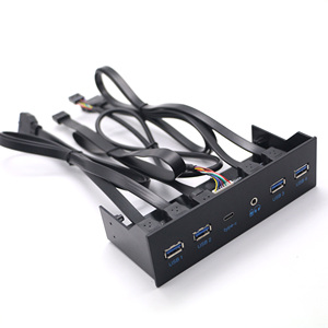OEM USB3.0 USB3.1 5 Ports <strong>USB</strong> a Female *<strong>3</strong> + Type C + DC <strong>3</strong>.5mm to 20Pin 9Pin Type E 10Gbps 5Gbps Cable with Board - Product Image 3