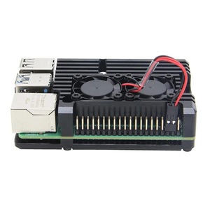 Aluminum <strong>Case</strong> for <strong>Raspberry</strong> <strong>Pi</strong> <strong>3</strong> 4 with Cooling Fan Heatsink Cover Passive Cooling - Product Image 3