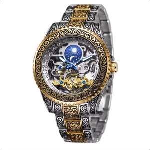 FORSINING 8232 Top Rating Ornate Classic New Design Original Factory Wholesale in Stock Men Quartz Watches Stainless Steel <strong>Band</strong> - Product Image 1