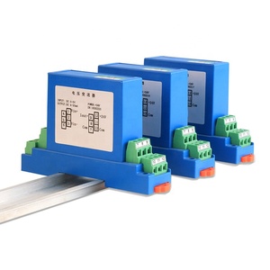 Transductor de voltaje CC 0-50V 100V 500V entrada 4-20mA transmisor de señal de salida Sensor de voltaje de corriente