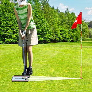 थोक मूल्य कस्टम लोगो गोल्फ स्विंग ट्रेनर सहायता प्रशिक्षण एक्रिलिक सामग्री गोल्फ डाल दर्पण गोल्फ डाल अभ्यास दर्पण - Product Image 6