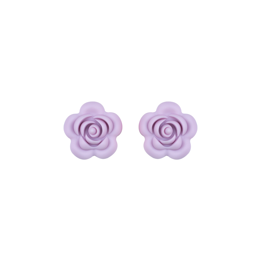 Rose Focal bead Lilac PurpleSA37