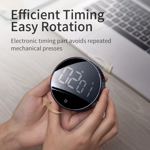 Großer LCD-Rund magnet Küchen timer Wecker Stopp Koch werkzeug Koch alarm Timer mit Uhr Digitale Küche Countdown Down - Product Image 3