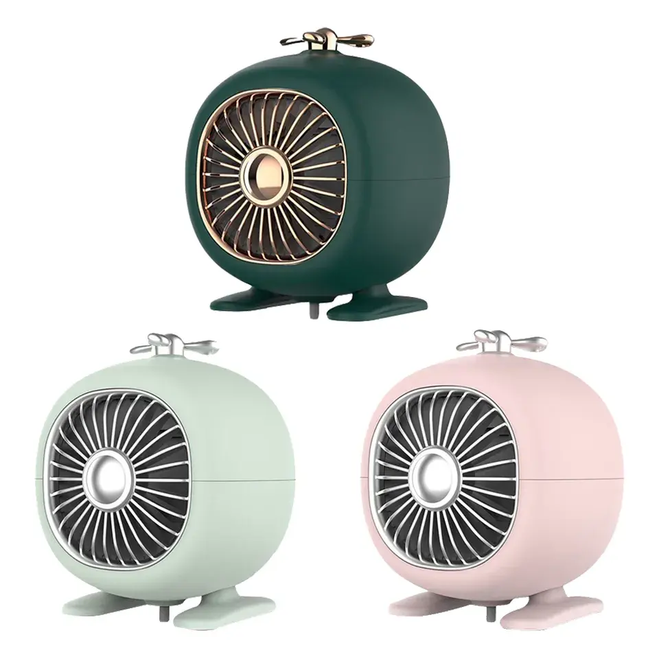 Calentador eléctrico portátil para oficina y hogar, ventilador de ahorro de energía, calentador de pie de cerámica PTC, ventilador cálido de escritorio de 400W, calentador de Camping