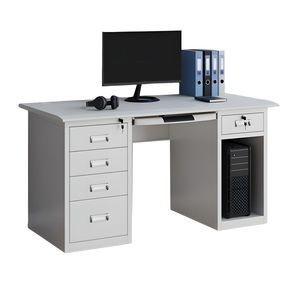 Escritorio de oficina desmontable con función de almacenamiento múltiple Escritorio de mesa de acero de oficina y mejor rentable - Product Image 6