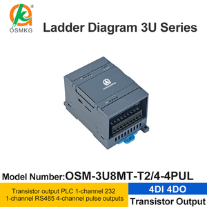 Oshangming Plc Programming Controller <strong>4</strong> <strong>Input</strong> <strong>4</strong> Transistor <strong>Output</strong> PLC Industry Control <strong>4</strong> Pulse Modbus Rtu with RS232 RS485