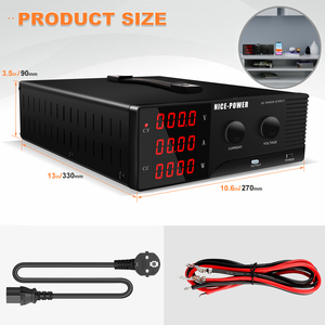 Gleichstrom versorgung 30V 50A Kommunikation protokollsc halter Netzteil Konstant variabler Spannungs regler USB RS232-Anschluss - Product Image 2