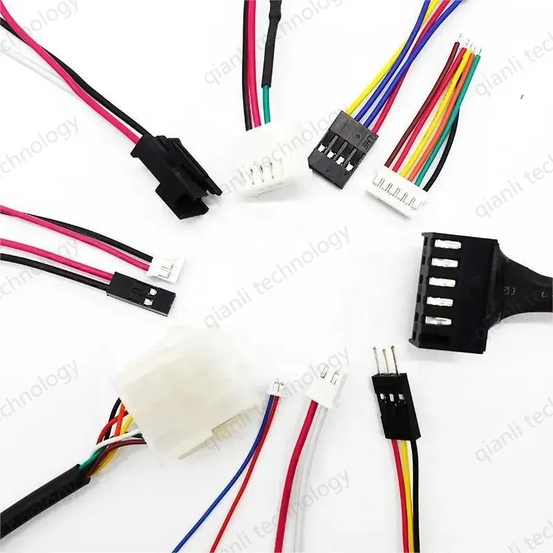 Coleira de fios personalizados e fabricante de montagem de cabos dupont jst molex te smart harnesses