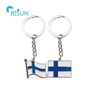 Hediyelik eşya vadi finlandiya ulusal günü bayrak haritası emaye anahtarlık anahtarlık anahtarlık anahtarlıklar özel finlandiya anahtarlık - Product Image 4