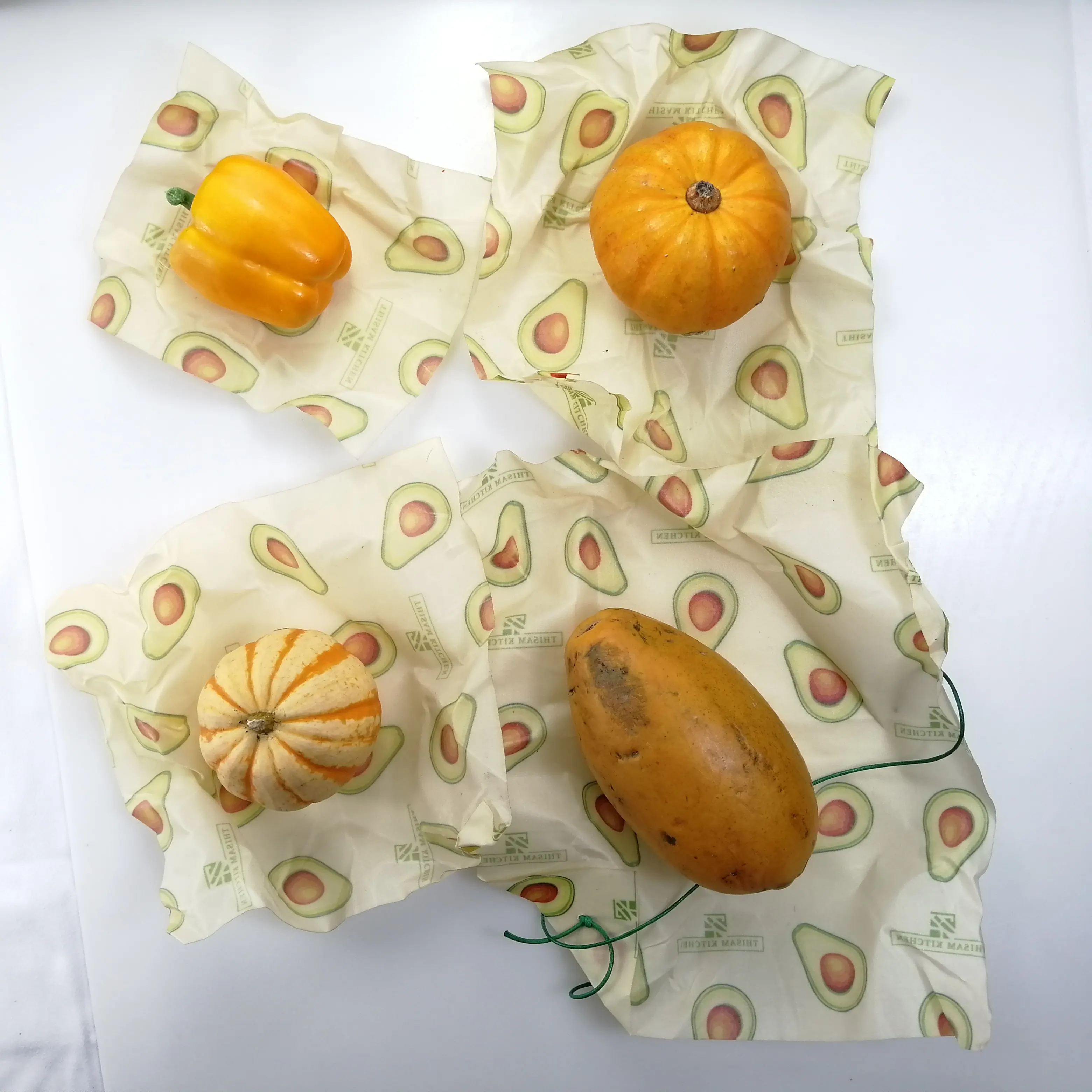 For wholesales eco friendly organic cotton natural beeswax food wraps