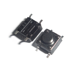 QZ New and High Quality 50pcs/bag 12x12x10 SMD Copper 4pin Waterproof Micro Button <strong>Switch</strong> 12x12x10 Tact <strong>Switch</strong> Button - Product Image 2