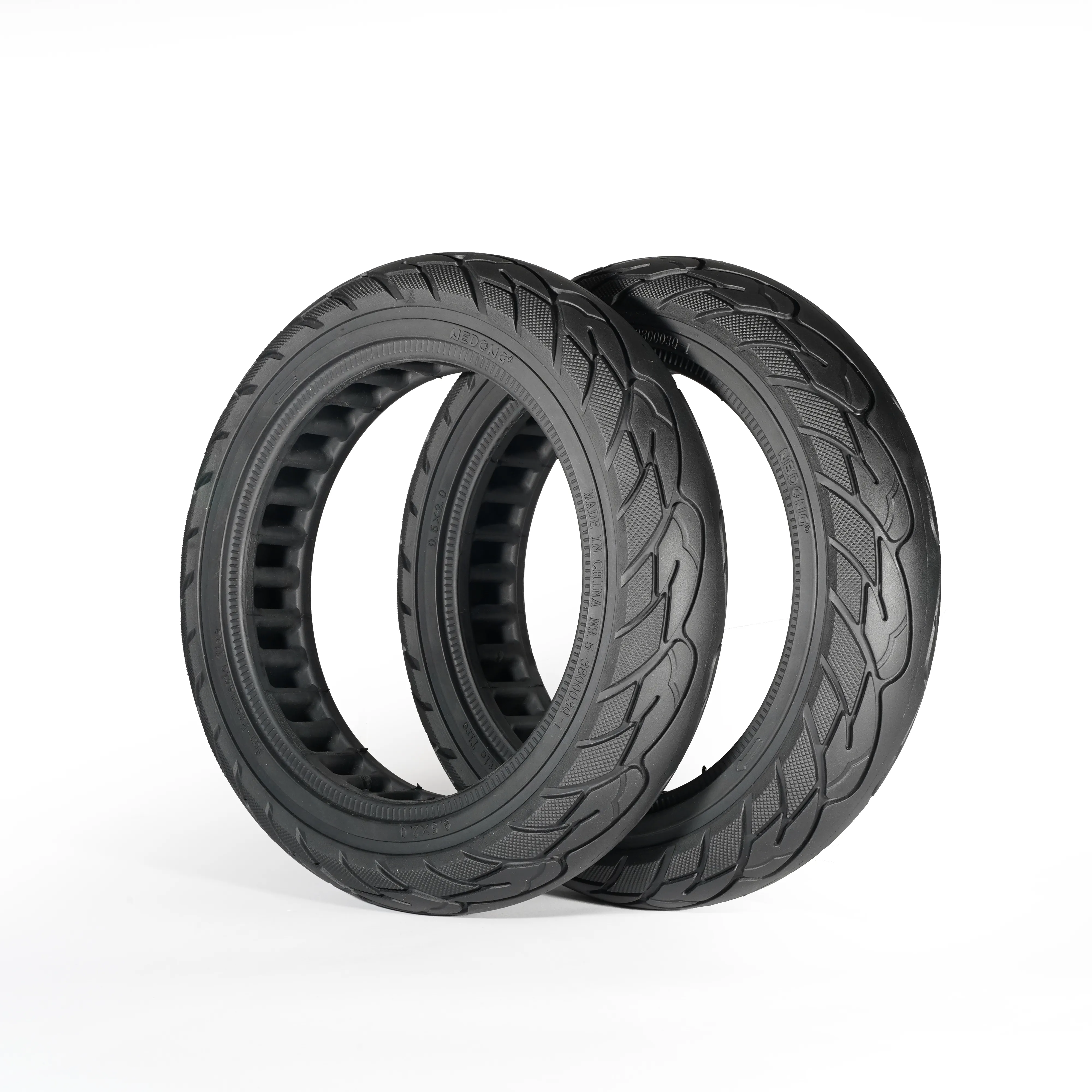 Feisken pneu elétrico não pneumático, pneu t1/t1 pro scooter apropriado 9.5 polegadas 9.5x2.0
