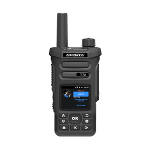 Anysecu mới T70 4G PoC Android 5.1 đài phát thanh 4000mAh 4 + 512G IP54 làm việc với zello/REAL-PTT/walkiefleet Walkie Talkie - Product Image 1