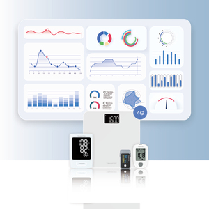 Transtek 4G cánh tay huyết áp màn hình di động BP thiết bị không dây máy đo huyết áp cho rpm RTM CCM telehealth giải pháp - Product Image 5