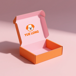 豪华定制纸板礼品邮寄邮件箱瓦楞纸包装纸板箱带纸礼品袋 - Product Image 2