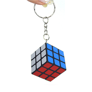 Tùy chỉnh thiết kế trẻ em đầy màu sắc mini 3 vuông ma thuật <span class=keywords><strong>Cube</strong></span> với Keychain - Product Image 6