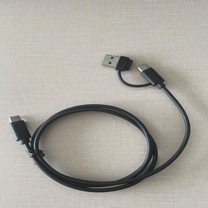 Cable multicargador 2 en 1 tipo C USB A/C macho a tipo C macho carga rápida cobre puro para impresora ordenador y escáner de código de barras