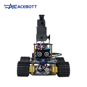 STEM Robotic Tank Car DIY <strong>Kit</strong> with Programmable <strong>Sensor</strong> System Tracked Wheels for <strong>Arduino</strong> Robot <strong>Kit</strong>