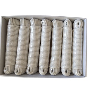 Cuerda trenzada de diámetro personalizada, cordón de algodón 100% Natural de macramé, cuerda redonda - Product Image 5