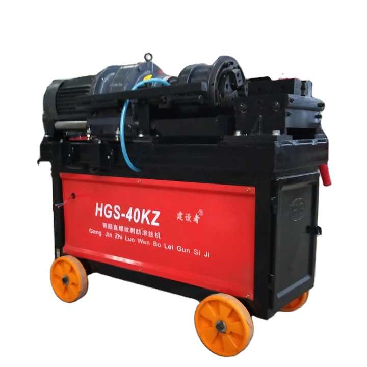Factory Best Price Rebar Machine Automatic Construction Works Rebar Screw Thread Rolling Machine
