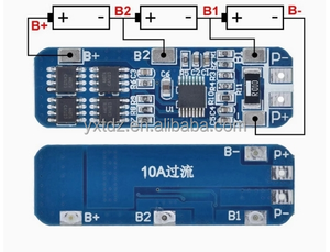 IN magazzino 3S 10A 12.6V 18650 batteria al litio modulo di protezione per la batteria agli ioni di litio batteria ricarica BMS 11.1V 12V 12.6V - Product Image 3
