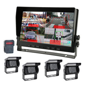 10 Inch <strong>Monitor</strong> Split Screen HD Display Bus Truck DVR Recording System HD <strong>Monitor</strong> with 4CH BSD Camera Truck System - Product Image 1