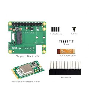 Raspberry Pi AI Kit kombiniert offiziellen M.2 HAT + mit Hailo-8L beschleuniger - Product Image 3