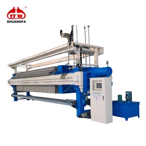 Programm gesteuerte Auto1500 Membran filter presse mit Stoff wasch system und Tropfs chale - Product Image 1