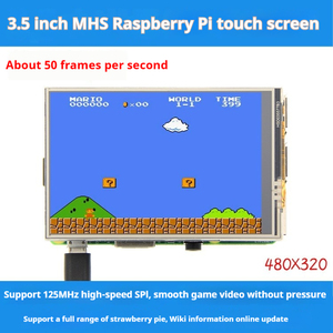 Raspberry Pi 3,5-Zoll-3B/4B-Touchscreen-Display IPS-Hochgeschwindigkeits-SPI-LCM-TFT-Panel unterstützt den Retropie-Monitor-Typ