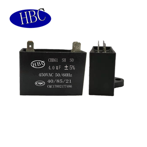 CBB61电容器CBB61 4UF 450V电容器CBB61 450VAC电容器5% 50/60hz吊扇CBB61 1.2/1.5/1.8/2/2.5/3/4/5-20UF - Product Image 3