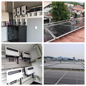 混合5kw至30kw离网太阳能发电系统套件带锂离子电池的完整家用太阳能系统