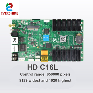 Huidu C16L Steuer karte mit 650000 Pixel LED Vollfarb bildschirm asynchrone Sende karte WIFI remote Control Video - Product Image 2