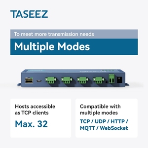 TASE-LAN-465 Modbus RTU a Modbus TCP Gateway 4 * RS232 seriale a Ethernet HTTP/MQTT Converter - Product Image 6