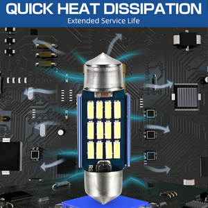 28mm 31mm 36mm 41mm Festoon Canbus 4014 6smd C5w <strong>Led</strong> Reading Light Dome Lamp Interior Car Lights <strong>12</strong> <strong>Volts</strong> White - Product Image 4