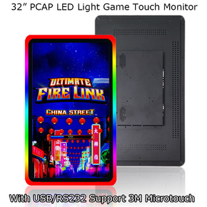 发光二极管灯显示器3M/ELO 32英寸1920x1080 PCAP触摸屏显示器，用于IGS/Fire Link/融合游戏垂直游戏机 - Product Image 2