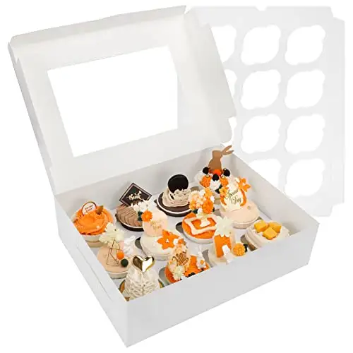 Özel kek kutuları ambalaj kek taşıyıcı cajas para pasteles de 12x12x12 tek kullanımlık ekmek kutusu ile temizle pencere
