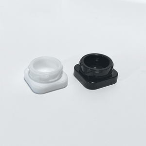 <strong>5ML</strong> 5g Square White Glass Black <strong>Jars</strong> Concentrate <strong>Containers</strong> Child Resistant Cap Child-Proof - Product Image 3