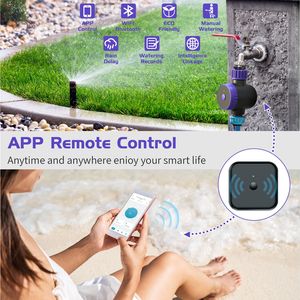 Умный таймер для орошения воды с Bluetooth и Wi-Fi беспроводное приложение с голосовым управлением, ЖК-дисплей, задержка дождя и ручное управление - Product Image 2