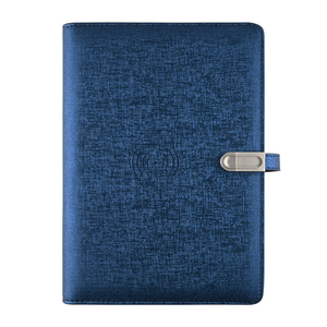 Brand Logo Box Packaging <strong>Notebook</strong> A5 Size Diary Agenda Loose Leaf <strong>Notebook</strong> <strong>With</strong> 8000mAh Power Bank and 16GB USB Flash - Product Image 1